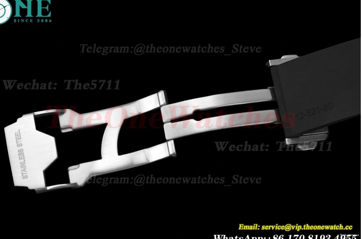 Cer HUB1280A Dial RU Square Skeleton 42mm SS Bang Blue BBF Unico 1230